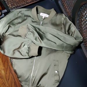 Philosophy satin bomber jacket